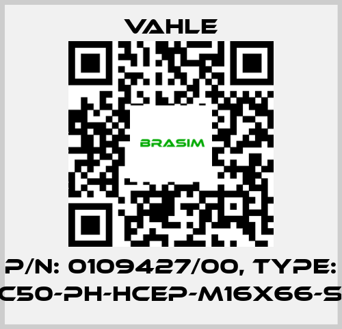 Vahle-P/N: 0109427/00, Type: IS-GC50-PH-HCEP-M16X66-SD45 price