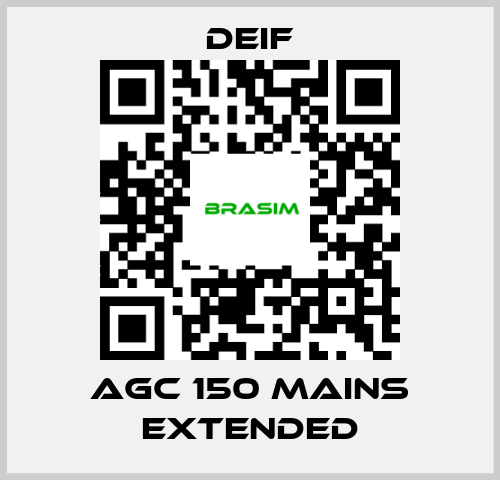 Deif-AGC 150 Mains Extended price