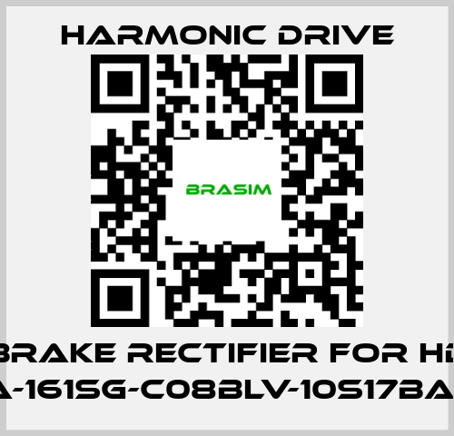 Harmonic Drive-brake rectifier for HD SHA-20A-161SG-C08BLV-10S17bA-SP6575 price