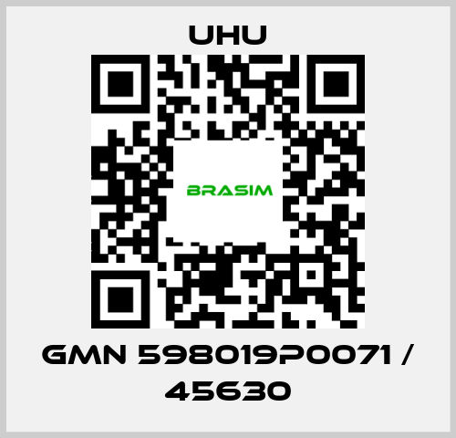 UHU-GMN 598019P0071 / 45630 price