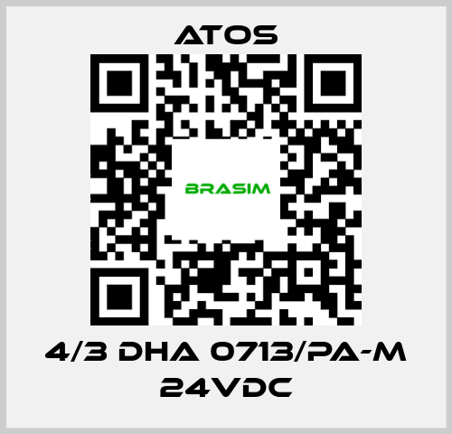 Atos-4/3 DHA 0713/PA-M 24VDC price