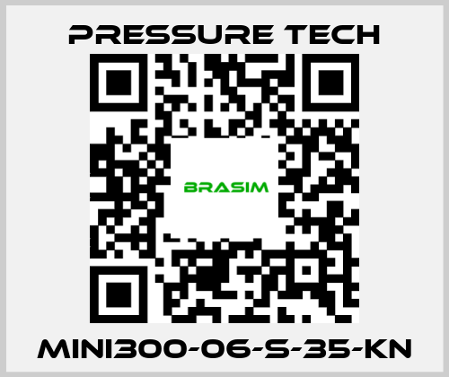 Pressure Tech-MINI300-06-S-35-KN price