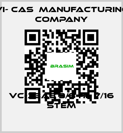 VI- CAS  Manufacturing Company-VC-33A3 3/8 HL 7/16 STEM price