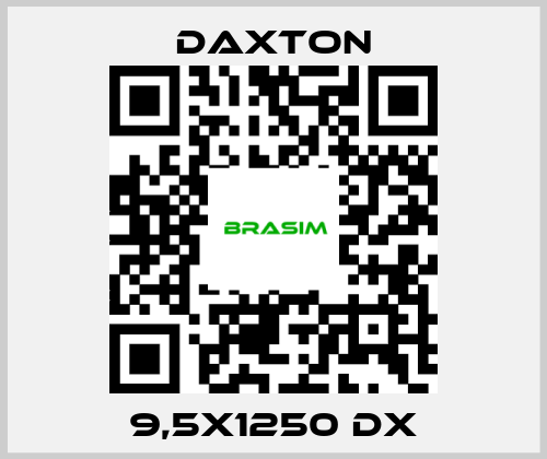 DAXTON-9,5X1250 DX price