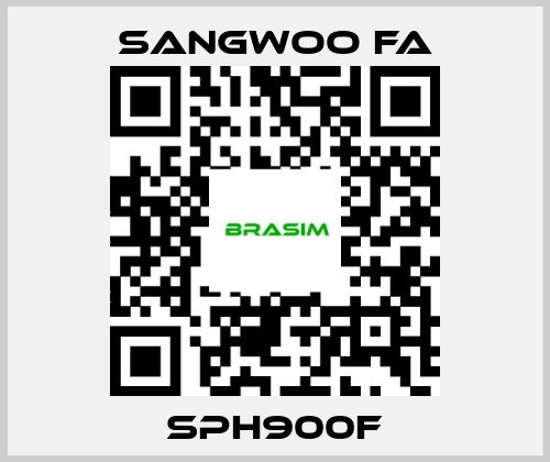 Sangwoo FA-SPH900F price