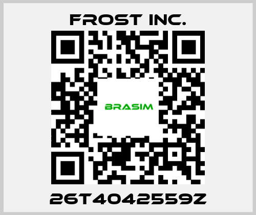 FROST Inc.-26T4042559Z price