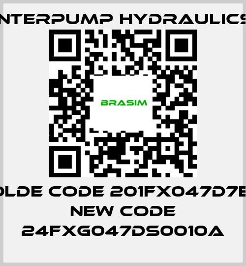 Interpump hydraulics-olde code 201FX047D7E/ new code 24FXG047DS0010A price