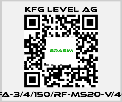 KFG Level AG-BNA-FA-3/4/150/RF-MS20-V/40/2.0- price