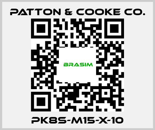 Patton & Cooke Co.-PK8S-M15-x-10 price