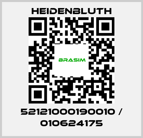 Heidenbluth-52121000190010 / 010624175 price