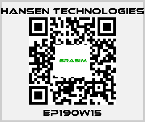 HANSEN TECHNOLOGIES-EP190W15 price