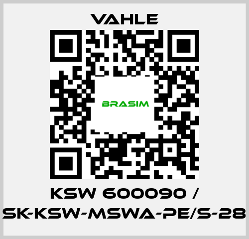 Vahle-KSW 600090 / SK-KSW-MSWA-PE/S-28 price