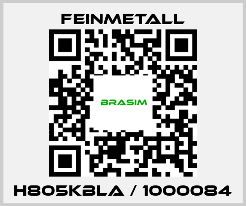 FEINMETALL-H805KBLA / 1000084 price