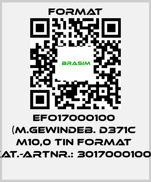 Format-EFO17000100  (M.Gewindeb. D371C  M10,0 TiN FORMAT  Kat.-Artnr.: 3017000100)  price