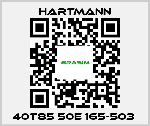 Hartmann-40T85 50E 165-503  price