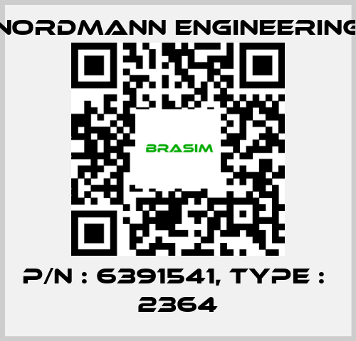 NORDMANN ENGINEERING-P/N : 6391541, Type :  2364 price