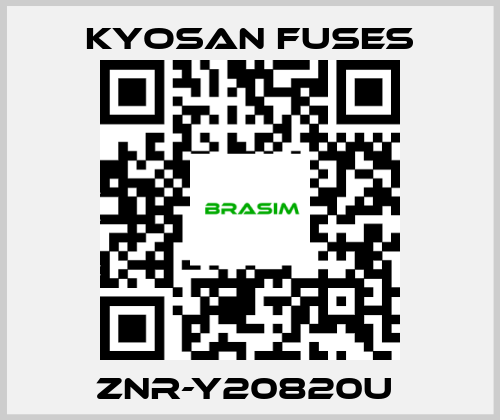 Kyosan Fuses-ZNR-Y20820U  price