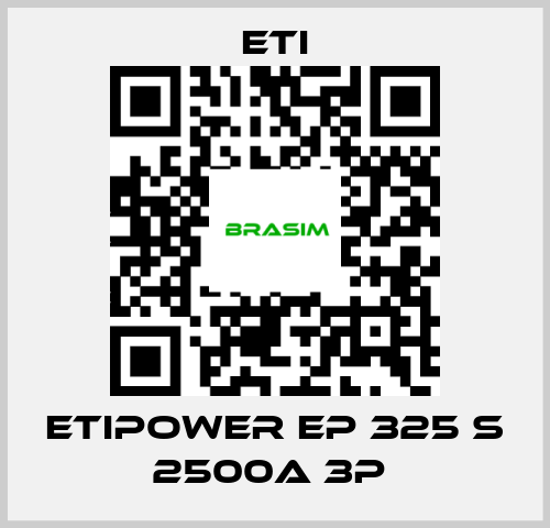 Eti-ETIPOWER EP 325 S 2500A 3P  price