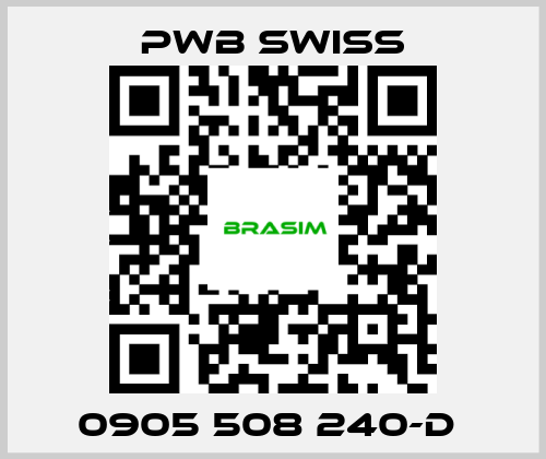 PWB Swiss-0905 508 240-D  price