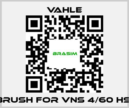 Vahle-brush for VNS 4/60 HS  price