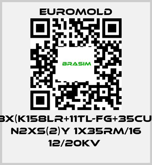 EUROMOLD-3X(K158LR+11TL-FG+35CU) N2XS(2)Y 1X35RM/16 12/20KV  price