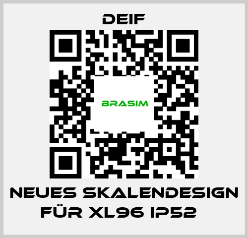 Deif-Neues Skalendesign für XL96 IP52   price