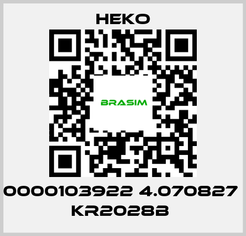 HEKO-0000103922 4.070827  KR2028B  price