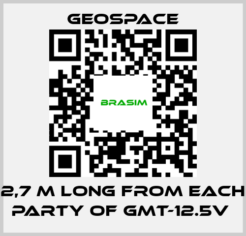 GeoSpace-2,7 M LONG FROM EACH PARTY OF GMT-12.5V  price