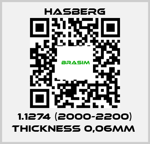 Hasberg-1.1274 (2000-2200) thickness 0,06mm  price