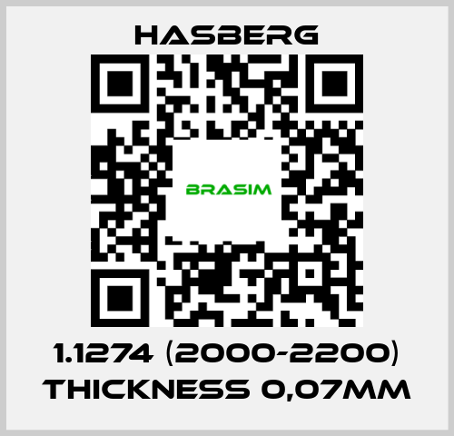 Hasberg-1.1274 (2000-2200) thickness 0,07mm price