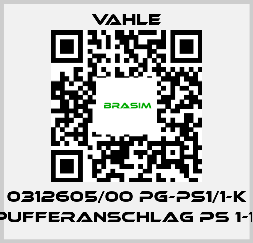 Vahle-0312605/00 PG-PS1/1-K PUFFERANSCHLAG PS 1-1  price