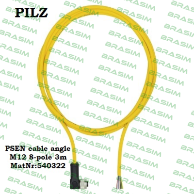 Pilz-PSEN cable angle M12 8-pole 3m MatNr:540322 price