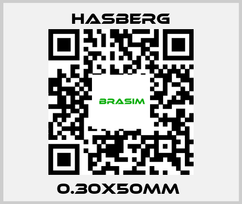 Hasberg-0.30X50MM  price