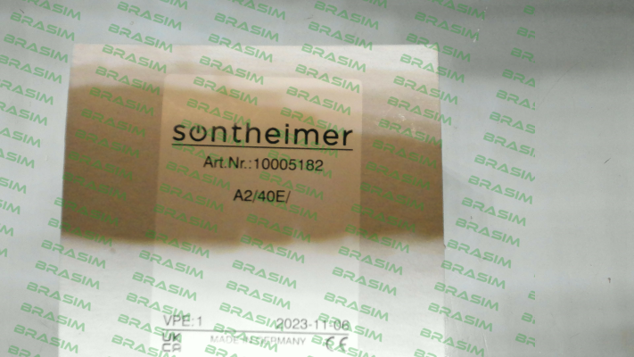 Sontheimer-A2/40E // 10005182 price