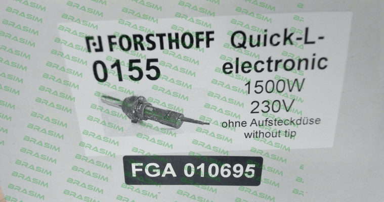 Forsthoff-0155 / Quick-L-Electronic 230 V price