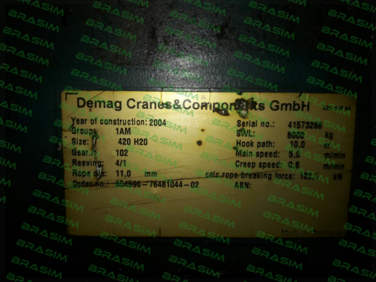 Demag-ROPE FOR:41573288  price