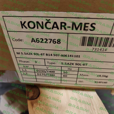 Koncar-M 5.5AZK 90L-6T B14 price