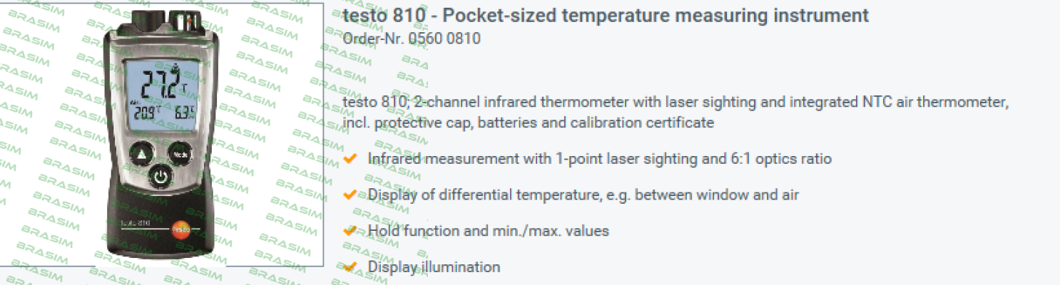 Testo-0560 0810 price