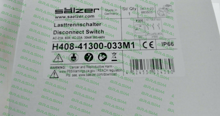 Salzer-H408-41300-033M1 price