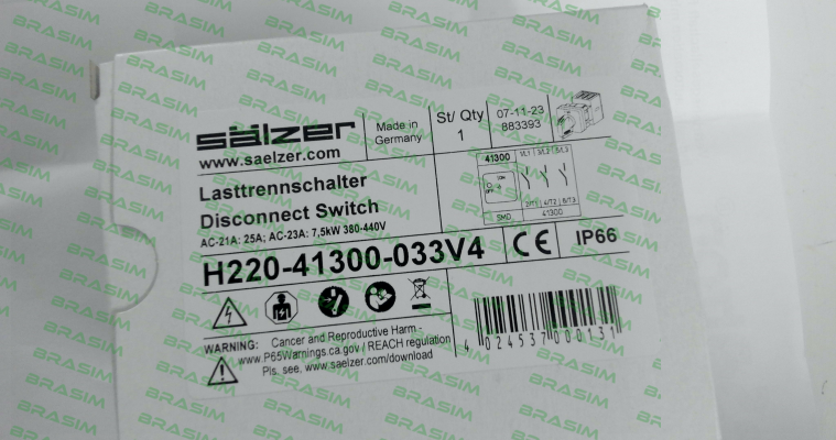 Salzer-H220-41300-033V4 price