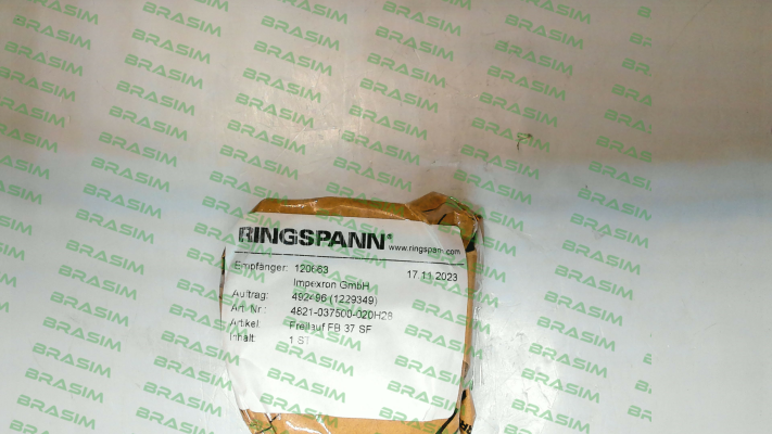 Ringspann-PN: 4821-037500-020H28 Type: FB 37 SF price