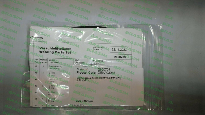 Beko-SET OF SEALS FOR BM6EPN25 price