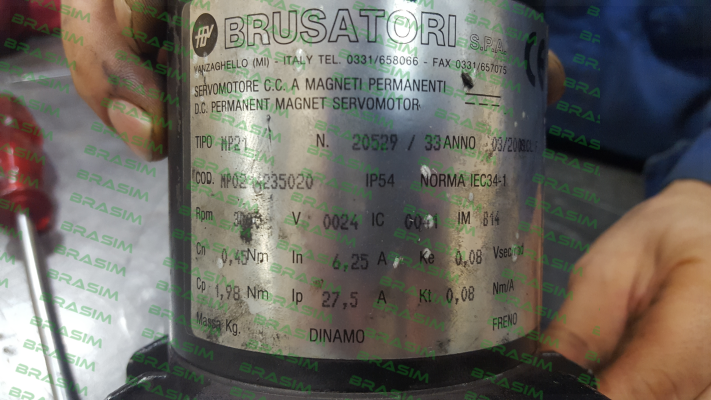 Brusatori-COD:MP02 14235020  NO: 20529/33   obsolete, replace by MPT40 24 3000 9/56-B14  price