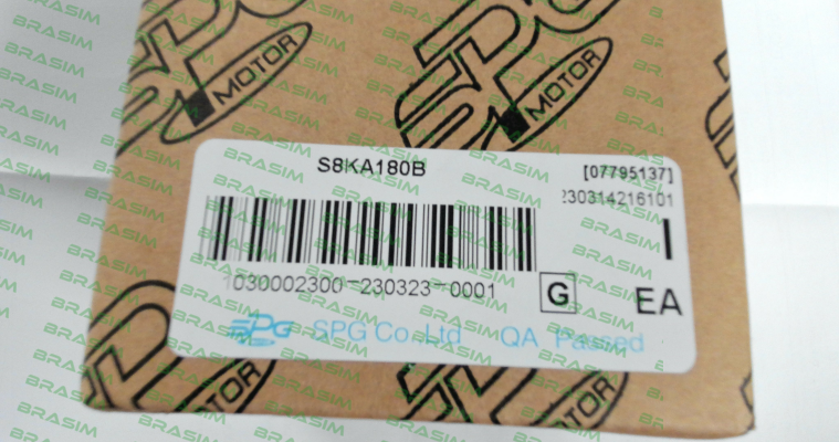 Spg Motor-S8KA180B price