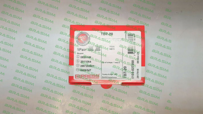 Elpress-P/N: 5103-027200, Type: TB7-20 price