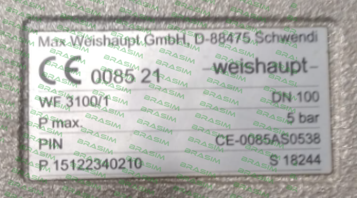 Weishaupt-15122340210 price