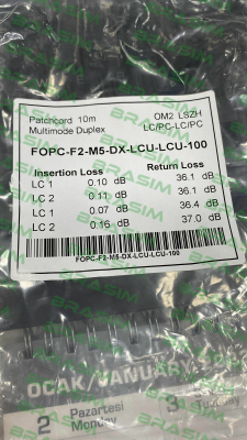 Fiber-FOPC-F2-M5-DX-LCU-LCU-100 price