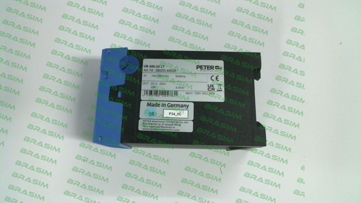 Peter Electronic-P/N: 2B200.40025 Type: VB 400-25LT price