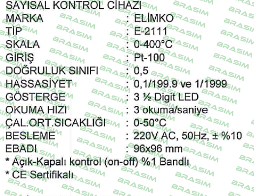 Elimko-E-2111 price