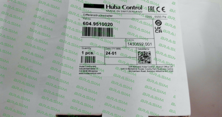 Huba Control-604.9510020 price